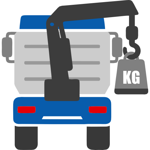 Icon Kipper Kranlast farbig