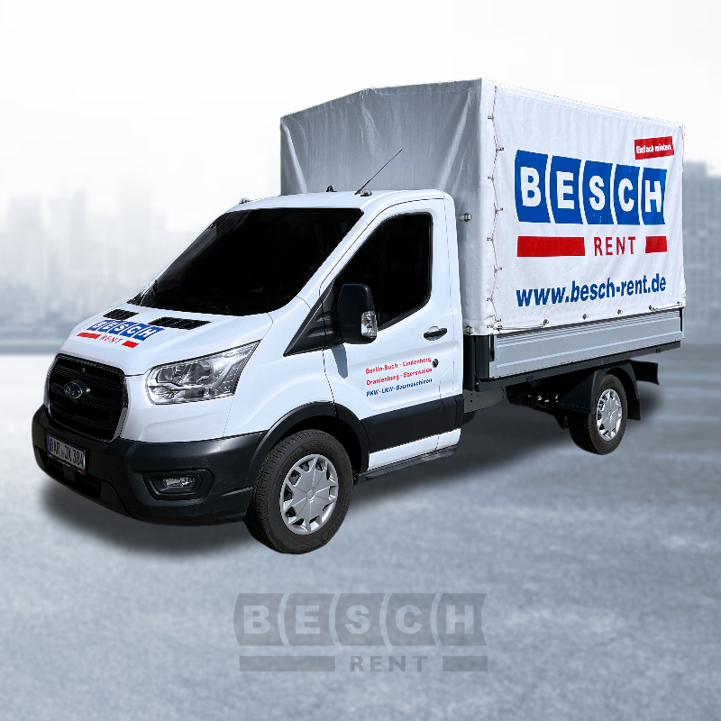 Transporter Pritsche mit Plane